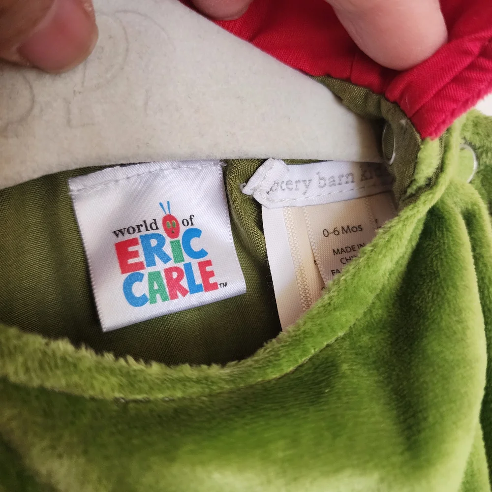 Pottery Barn Kids Green and Red Caterpillar Costume - Picture 4 of 4